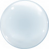 Шар (18''/46 см) Deco Bubble, Прозрачный, Кристалл. - в магазине «ШарикClub»