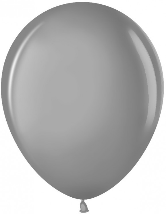 Шар (12''/30 см) Серебро (801), металлик - в магазине «ШарикClub»