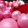 Шар Мрамор (12''/30 см) Розовый, агат - в магазине «ШарикClub»
