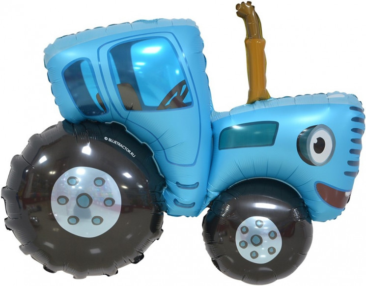 Шар (42''/107 см) Фигура, Синий трактор - в магазине «ШарикClub»
