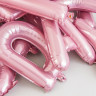 Набор шаров-букв (16''/41 см) Мини-Надпись "Happy Birthday", Светло-розовый - в магазине «ШарикClub»