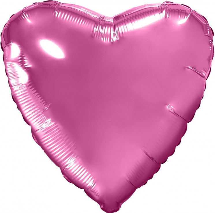 Шар (30''/76 см) Сердце, Розовый пион - в магазине «ШарикClub»