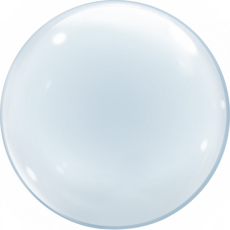 Шар (24''/61 см) Deco Bubble, Прозрачный, Кристалл. - в магазине «ШарикClub»