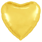 Шар (19''/48 см) Сердце, Желтый - в магазине «ШарикClub»