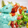 Шар 3D (30''/76 см) Фигура, Маленький динозавр, Оранжевый - в магазине «ШарикClub»