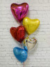 Шар (19''/48 см) Сердце, Холодный голубой - в магазине «ШарикClub»