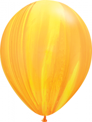 Шар (11''/28 см) Супер Агат, Yellow Orange