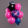 Фонтан из воздушных шаров "Космос"