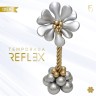 Шар (12''/30 см) Reflex, Зеркальный блеск, Серебро (981), хром - в магазине «ШарикClub»