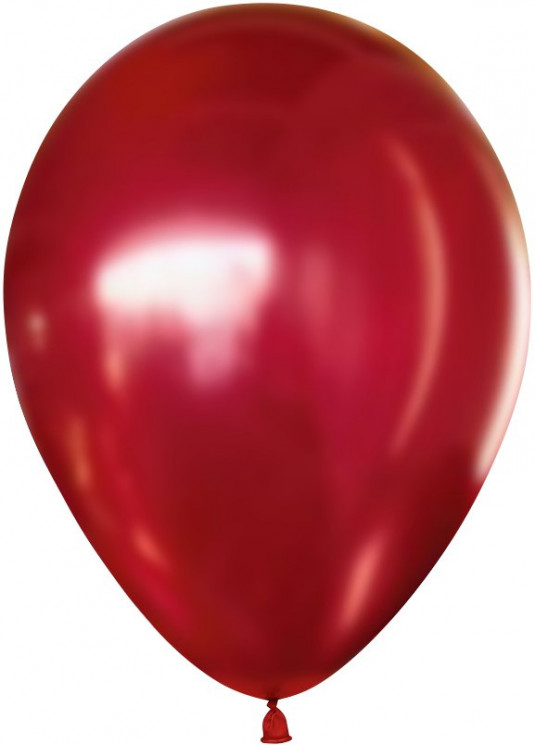 Шар (12''/30 см) Reflex, Зеркальный блеск, Красный (915), хром - в магазине «ШарикClub»
