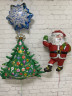 Шар (14''/36 см) Мини-фигура, Дед мороз с мешком, Красный - в магазине «ШарикClub»