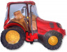 Шар (37''/94 см) Фигура, Трактор, Красный - в магазине «ШарикClub»
