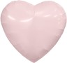 Шар (36''/91 см) Сердце, Пыльная роза - в магазине «ШарикClub»