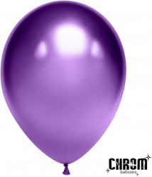 Шар (12''/30 см) Фиолетовый, хром