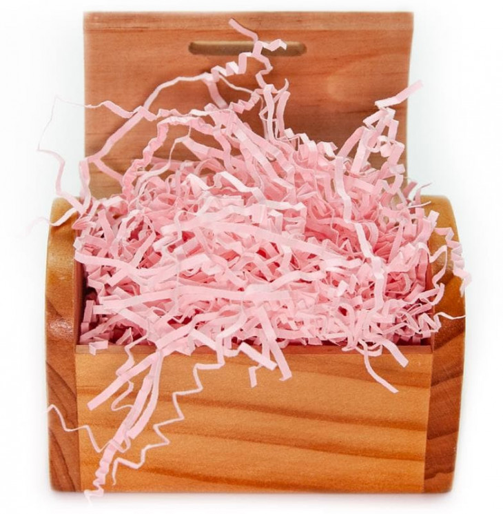 Наполнитель бумажный Нежно-розовый фламинго, 50 г. - в магазине «ШарикClub»