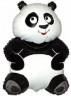 Шар (33''/84 см) Фигура, Большая панда, Белый - в магазине «ШарикClub»