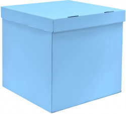 Коробка для воздушных шаров Голубой, 60*60*60 см