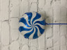 Воздушный шар (9''/23 см) Мини-круг, Леденец, Синий - в магазине «ШарикClub»