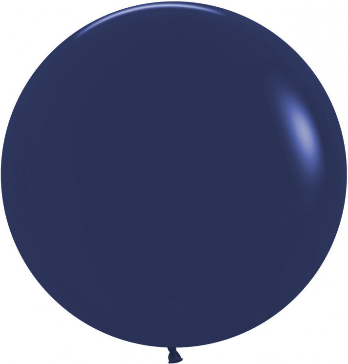 Шар (24''/61 см) Темно-синий (044), пастель