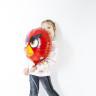 Шар (18''/46 см) Круг, Angry Birds, Красный - в магазине «ШарикClub»