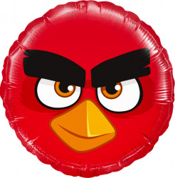 Шар (18''/46 см) Круг, Angry Birds, Красный