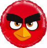 Шар (18''/46 см) Круг, Angry Birds, Красный - в магазине «ШарикClub»