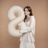Шар (40''/102 см) Цифра, 8 Slim, Кремовый Латте, Матовый - в магазине «ШарикClub»