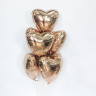 Шар (19''/48 см) Сердце, Розовое Золото - в магазине «ШарикClub»
