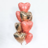 Шар (19''/48 см) Сердце, Розовое Золото - в магазине «ШарикClub»
