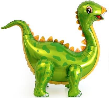 Шар 3D (36''/91 см) Фигура, Динозавр Стегозавр, Зеленый - в магазине «ШарикClub»