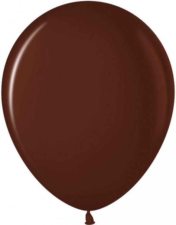 Шар (12''/30 см) Шоколадный (442), пастель - в магазине «ШарикClub»