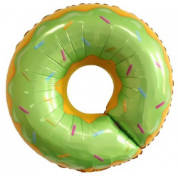 Шар (29''/74 см) Фигура, Пончик, Зеленый