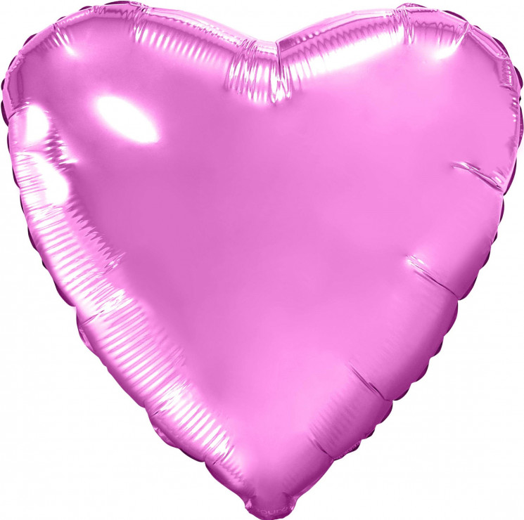 Шар (19''/48 см) Сердце, Розовый - в магазине «ШарикClub»