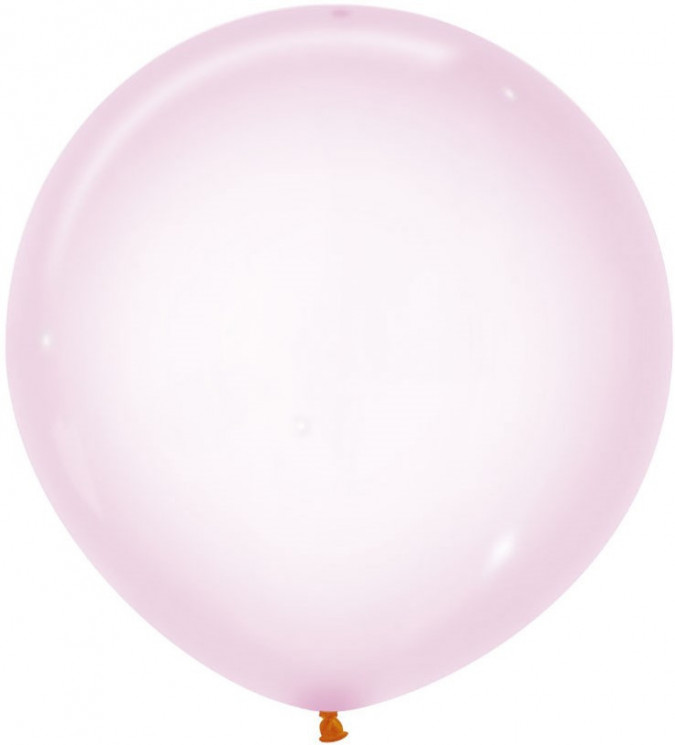 Шар (24''/61 см) Макарунс, Хрустально-розовый (309), кристалл - в магазине «ШарикClub»