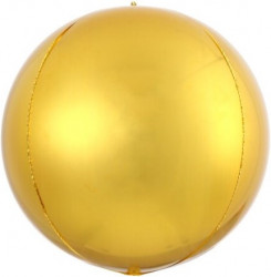 Шар (30''/76 см) Сфера 3D, Золото