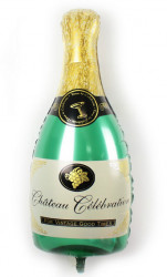 Шар (39''/99 см) Фигура, Бутылка шампанского
