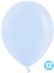 Шар (12''/30 см) Макарунс, Воздушно-голубой, пастель