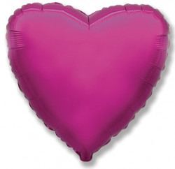 Шар (32''/81 см) Сердце, Пурпурный