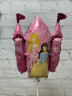 Шар (14''/36 см) Мини-фигура, Замок принцессы, Розовый - в магазине «ШарикClub»