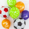 Шар 3D (21''/53 см) Сфера, Футбольный мяч, Черный - в магазине «ШарикClub»