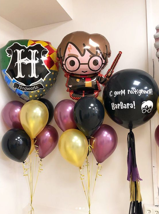 Фонтан из шаров "Harry Potter" №7