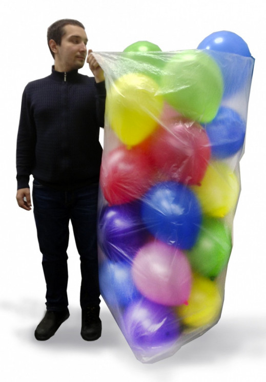 Пакет для транспортировки шаров, 1*1,65 м - в магазине «ШарикClub»