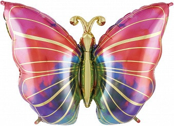 Шар (29''/74 см) Фигура, Волшебная бабочка, Градиент - в магазине «ШарикClub»