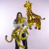 Шар (46''/117 см) Фигура, Леопард, Золото - в магазине «ШарикClub»
