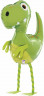 Шар (34''/86 см) Ходячая Фигура, Маленький динозавр, Зеленый - в магазине «ШарикClub»