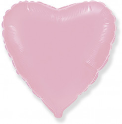 Фольгированный шар (32''/81 см) Сердце, Розовый