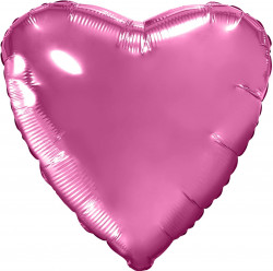 Шар (30''/76 см) Сердце, Розовый пион