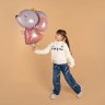Шар (35''/89 см) Фигура, Мышка Принцесса - в магазине «ШарикClub»