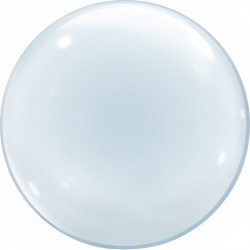 Шар (24''/61 см) Сфера 3D, Deco Bubble, Прозрачный