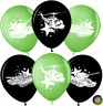 Шар (12''/30 см) Воздушно-десантная техника, Черный/Зеленый, пастель, 4 ст - в магазине «ШарикClub»